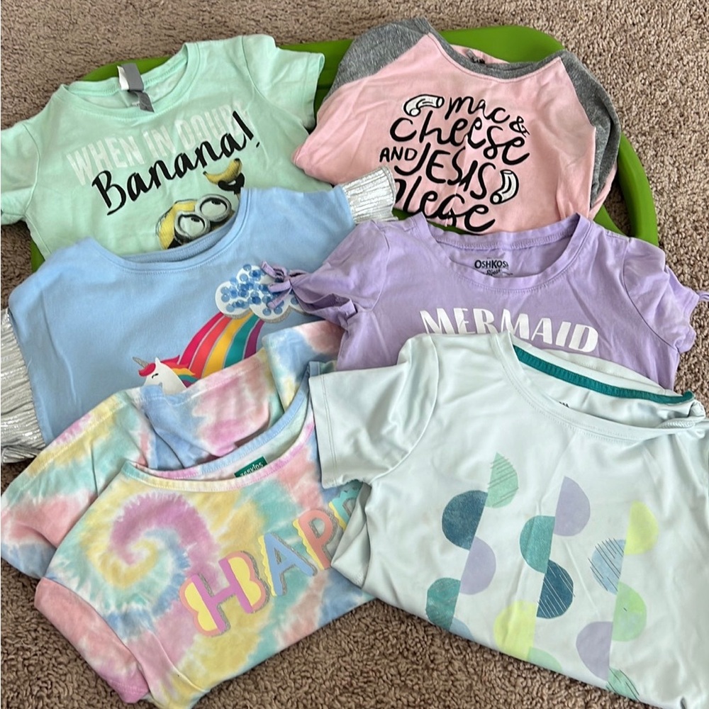 ⭐️ Sold ⭐️ Girls Tops Bundle Size 6-8
